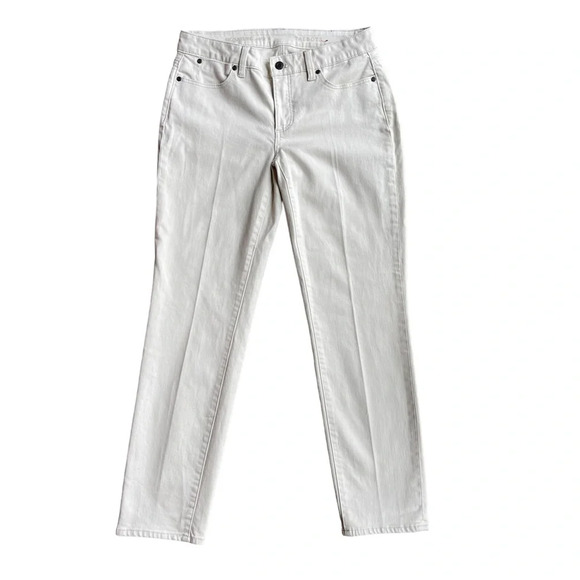 TALBOTS signature ankle Women’s size 6 cream off-white crop - Picture 3 of 9